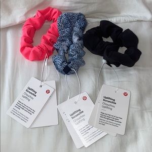 3 lulu scrunchies